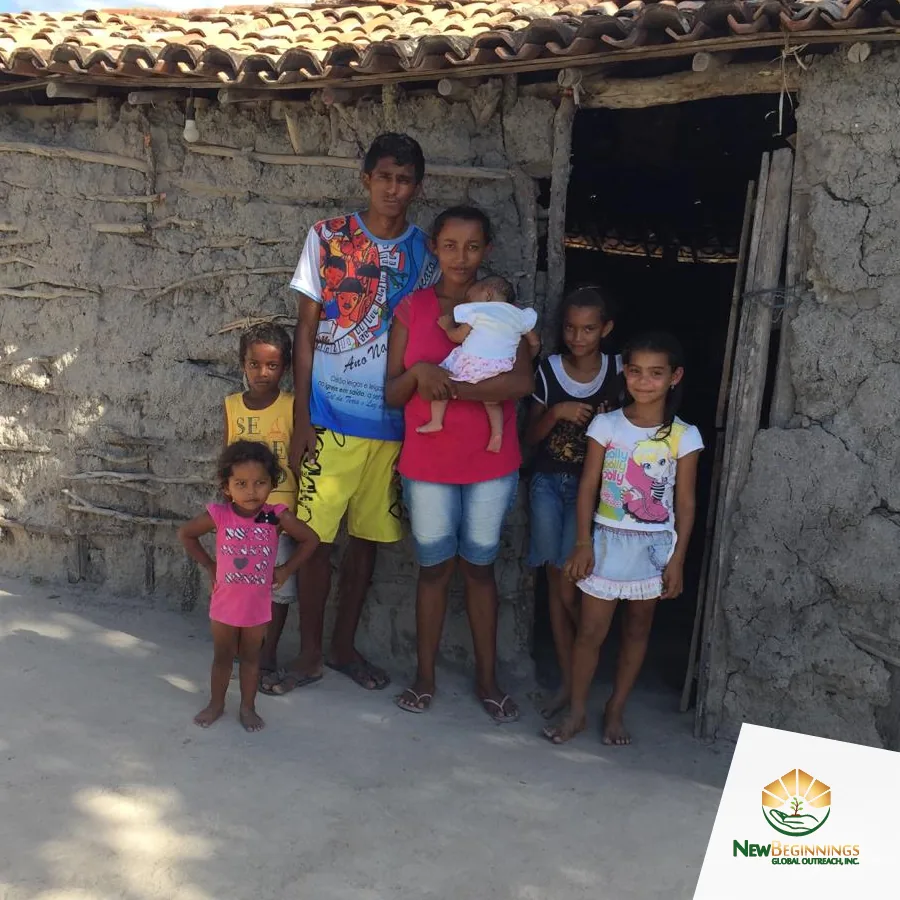 Family helped by the Mirandiba housing project