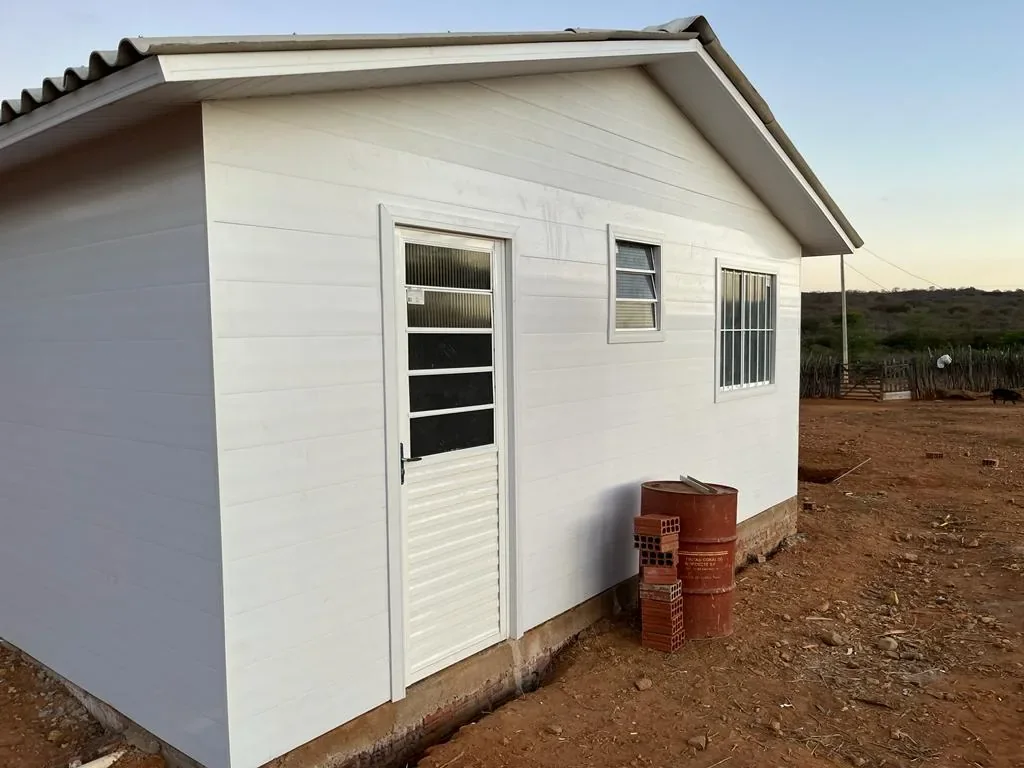 Completed house delivered to a family in need